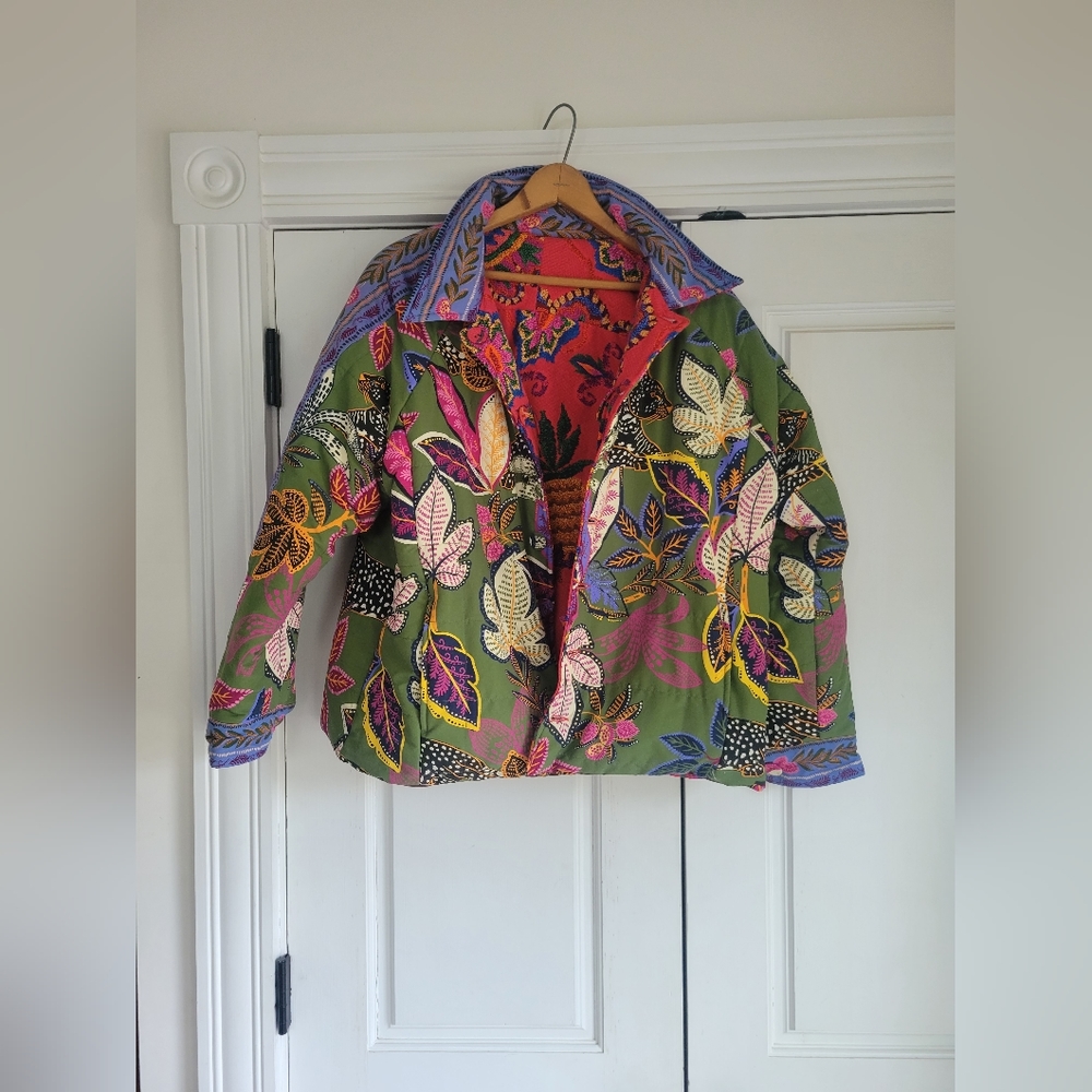 Farm rio reversible puffer size s